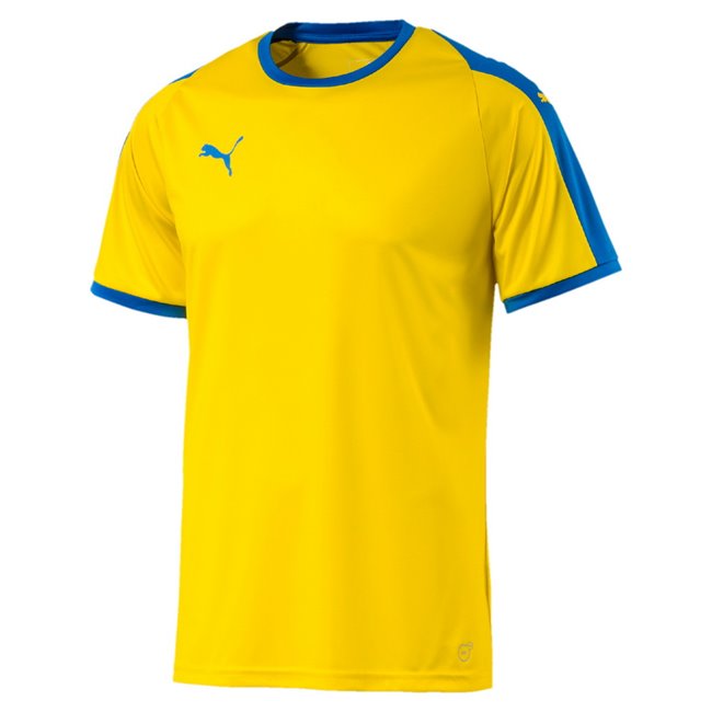 PUMA LIGA Jersey pánské tričko, Barva: žlutá, Materiál: 100% polyester - Objednejte nyní online na Pumashop.cz.