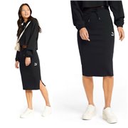 PUMA Classics Ribbed Midi Skirt sukně